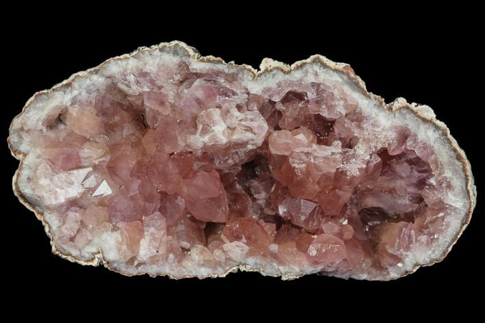 Pink Amethyst Geode Section - Argentina #113324